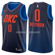 Maillot Basket Oklahoma City Thunder Russell Westbrook Statement 2017-18 0 Bleu