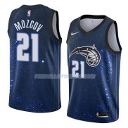 Maillot Orlando Magic Timofey Mozgov Ciudad 2018 Bleu