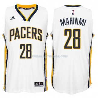 Maillot Basket Indiana Pacers Mahinmi 28 Blanco