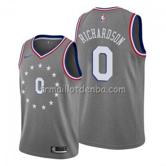 Maillot Philadelphia 76ers Josh Richardson Ville Gris