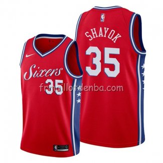 Maillot Philadelphia 76ers Marial Shayok Statement Rouge