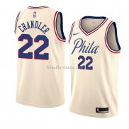 Maillot Philadelphia 76ers Wilson Chandler Ville 2018 Crema