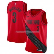 Maillot Basket Portland Trail Blazers C.j. Mccollum 2017-18 3 Rouge