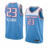 Maillot Sacramento Kings Ben Mclemore Ville 2018-19 Bleu