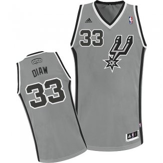 Maillot Basket San Antonio Spurs Diaw 33 Gris