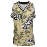 Maillot Basket San Antonio Spurs Ginobili 20 Camouflage