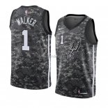 Maillot San Antonio Spurs Lonnie Walker Ville 2018 Gris2