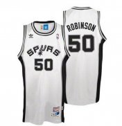 Maillot Basket San Antonio Spurs Robinson 50 Blanc