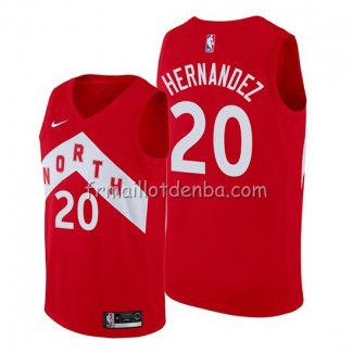 Maillot Tornto Raptors Dewan Hernandez Earned Rouge