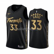 Maillot Tornto Raptors Marc Gasol Ville Edition Noir