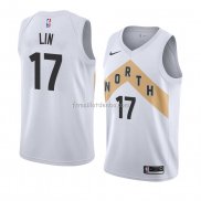 Maillot Toronto Raptors Jeremy Lin Ville 2018 Blanc