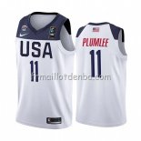 Maillot USA Mason Plumlee 2019 FIBA Basketball World Cup Blanc