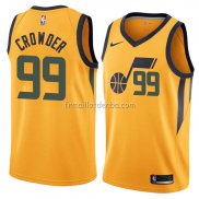 Maillot Utah Jazz Jae Crowder Statement 2018 Jaune