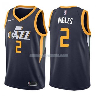 Maillot Utah Jazz Joe Ingles Icon 2017-18 2 Azul