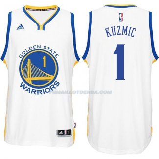 Maillot Basket Golden State Warriors Kuzmic 1 Blanco