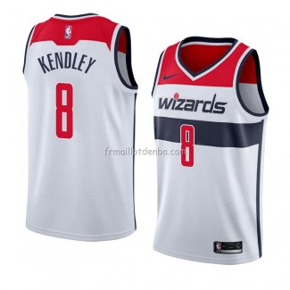 Maillot Washington Wizards Tiwian Kendley Association 2018 Blanc