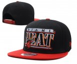 NBA Miami Heat Casquette Noir Rouge 2011