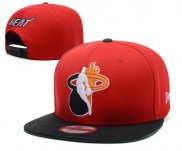 NBA Miami Heat Casquette Rouge Noir 2011