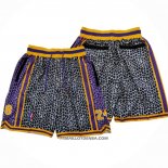 Short Los Angeles Lakers Kobe Bryant Noir Volet