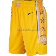 Short Los Angeles Lakers Ville Jaune