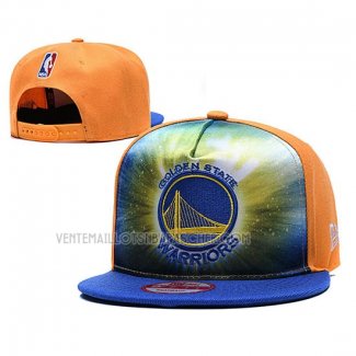 Casquette Golden State Warriors 9FIFTY Snapback Bleu Orange