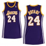 Femmes Maillot Basket Los Angeles Lakers Bryant 24 Bleu