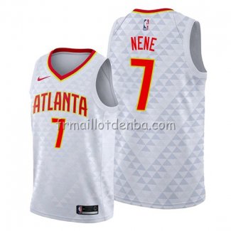 Maillot Atlanta Hawks Nene Association 2019-20 Blanc