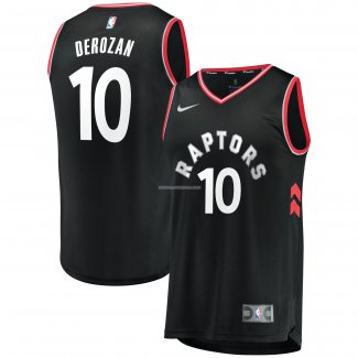 Maillot Basket Authentique Toronto Raptors DeRozan 2017-18 10 Noir