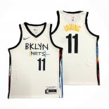 Maillot Brooklyn Nets Kyrie Irving NO 11 Ville 2020-21 Blanc