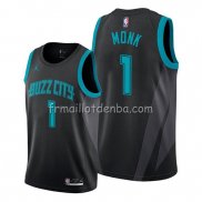 Maillot Charlotte Hornets Malik Monk Ville Edition Noir