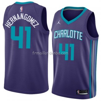 Maillot Charlotte Hornets Willy Hernangomez Statement 2018 Violet