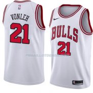 Maillot Chicago Bulls Noah Vonleh Association 2018 Blanc