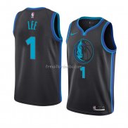 Maillot Dallas Mavericks Courtney Lee Ville 2018-19 Bleu