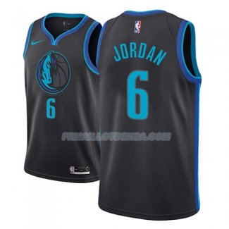 Maillot Dallas Mavericks Deandre Jordan Ciudad 2018-19 Noir