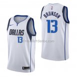 Maillot Dallas Mavericks Jalen Brunson Association Blanc