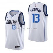 Maillot Dallas Mavericks Jalen Brunson Association Blanc