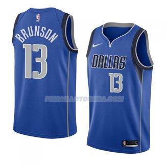 Maillot Dallas Mavericks Jalen Brunson Icon 2018 Bleu