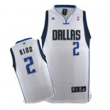 Maillot Basket Dallas Mavericks Kidd 2 Blanc