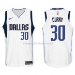 Maillot Dallas Mavericks Seth Curry 2017-18 30 Blancoo