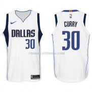 Maillot Dallas Mavericks Seth Curry 2017-18 30 Blancoo