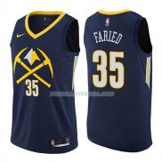 Maillot Denver Nuggets Kenneth Faried Ciudad 2017-18 35 Azul