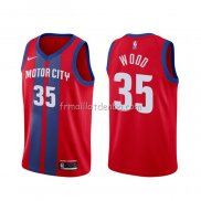 Maillot Detroit Pistons Christian Wood Ville Rouge