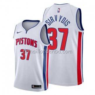 Maillot Detroit Pistons Deividas Sirvydis Association 2019-20 Blanc