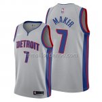 Maillot Detroit Pistons Thon Maker Statement Gris