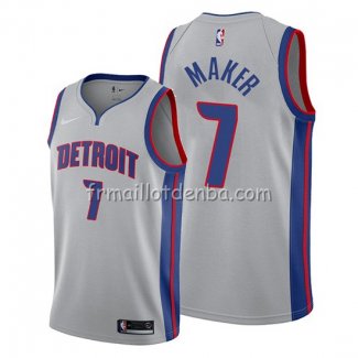 Maillot Detroit Pistons Thon Maker Statement Gris