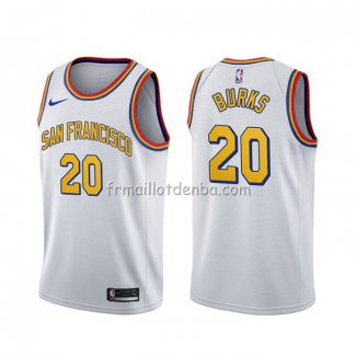 Maillot Golden State Warriors Alec Burks Classic Blanc