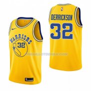 Maillot Golden State Warriors Marcus Derrickson Hardwood Classic 2018-19 Jaune