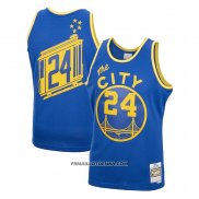 Maillot Golden State Warriors Rick Barry Mitchell & Ness 1966-67 Bleu