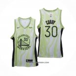 Maillot Golden State Warriors Stephen Curry Fashion Royalty Vert