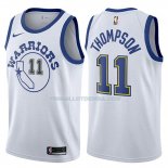 Maillot Basket Hardwood Golden State Warriors Klay Thompson 2017-18 11 Blanc